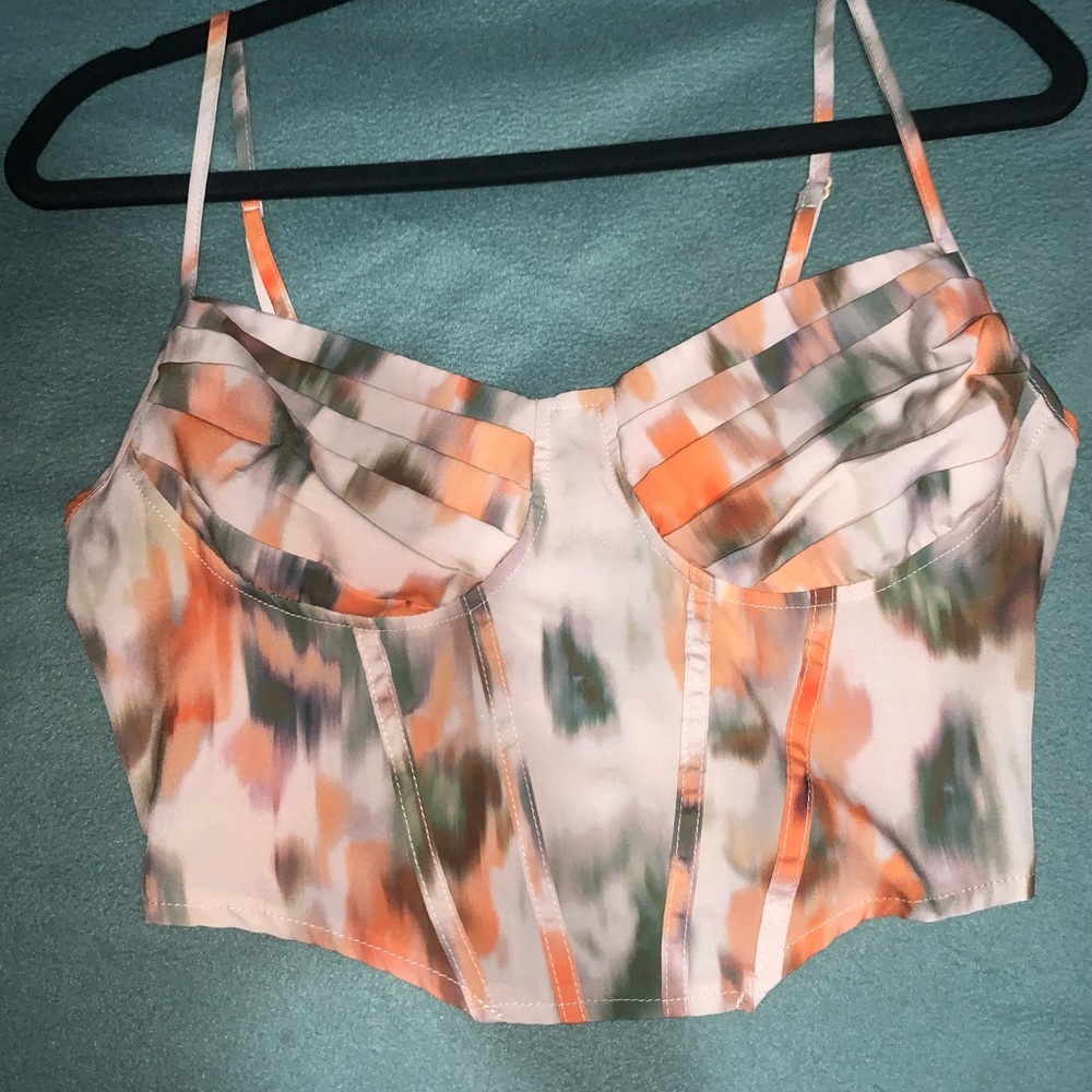 Express Multicolor Crop Top